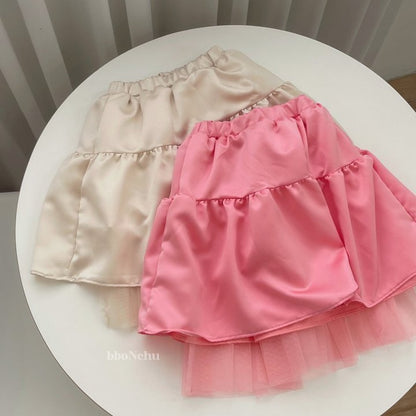 Reversible Sha Skirts [Cream/L(4-5yr)]