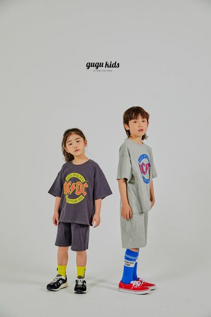 [Gugu Kids] ACDC Top Bottom Set