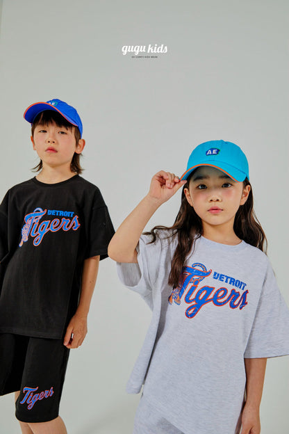 [Gugu Kids] Tiger Top Bottom Set