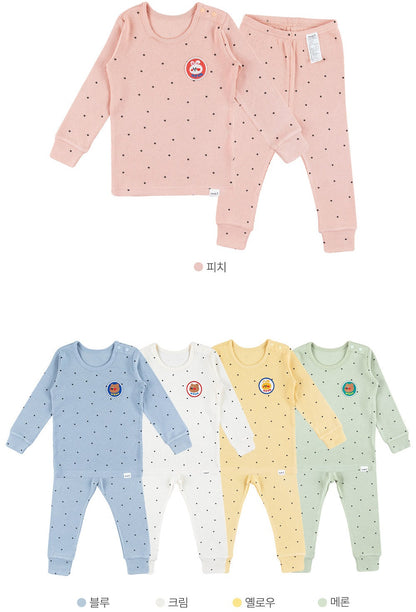 Bubble Tea Modal Ribbed Home Wear Set