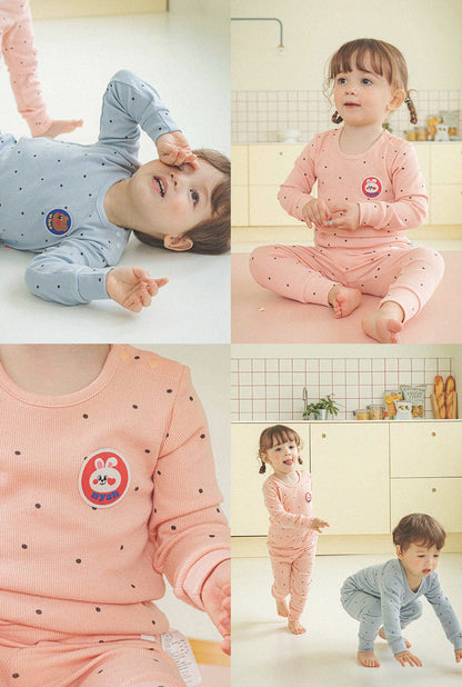 Bubble Tea Modal Ribbed Home Wear Set