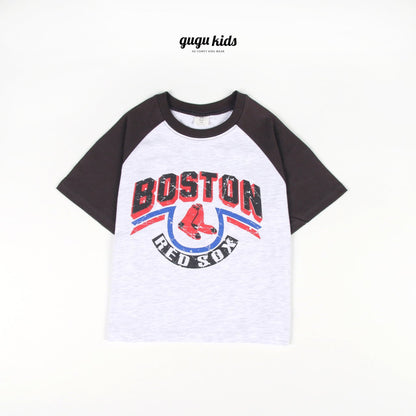 [Gugu Kids] Boston Top Bottom Set