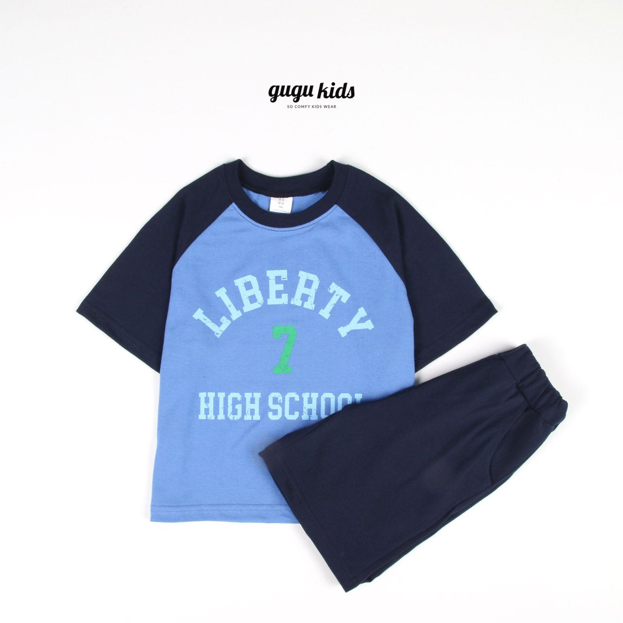[Gugu Kids] Liberty Top Bottom Set