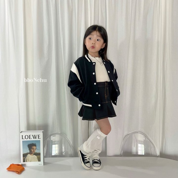 BB Varsity Jacket [Black/XL(5-6yr)]