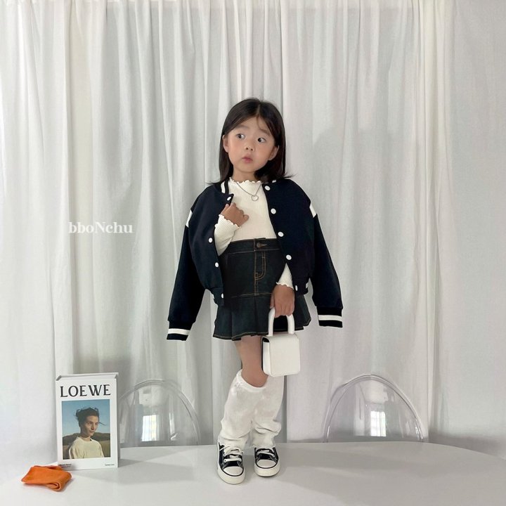 BB Varsity Jacket [Black/XL(5-6yr)]