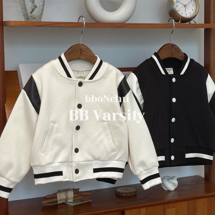 BB Varsity Jacket [Black/XL(5-6yr)]