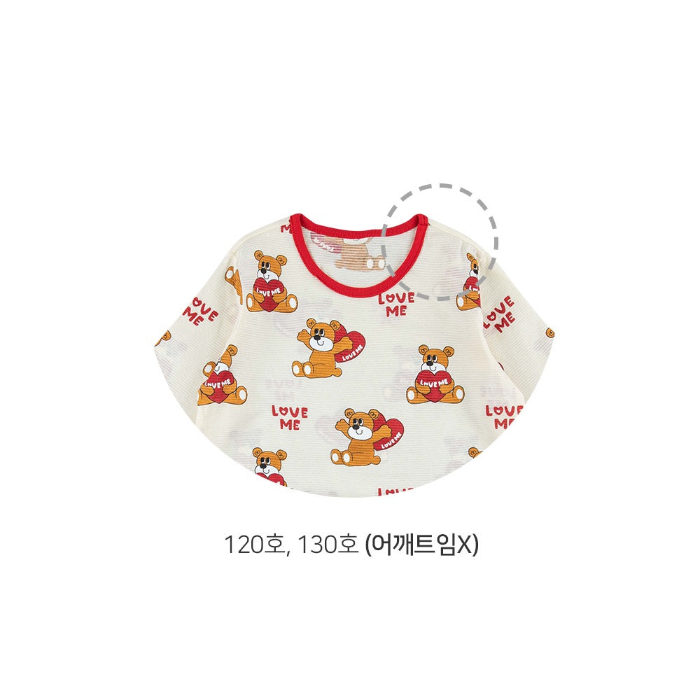 Love Me Bear Jacquard 3/4 Home Wear Set