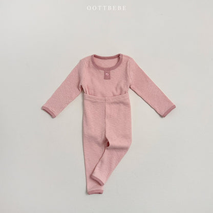 Peach Love Home Wear Set [Pink/XS(1-2yr)]