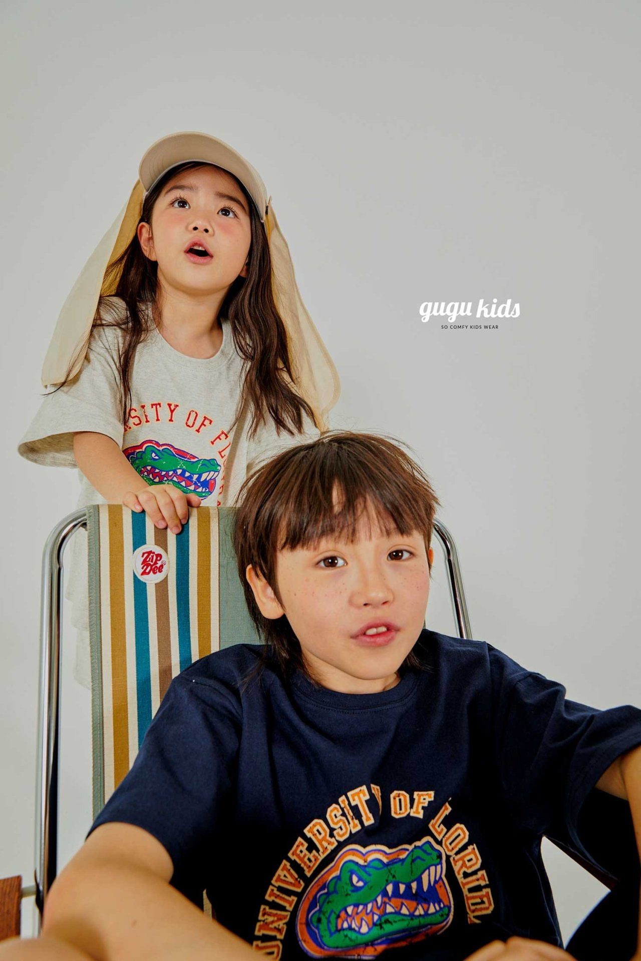 [Gugu Kids] Crocodile Top Bottom Set