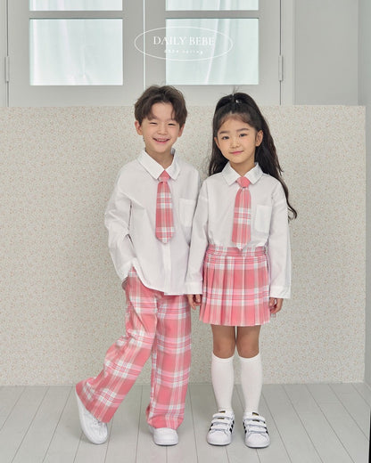 School Pants [Pink,Blue/JS(7-8yr)]