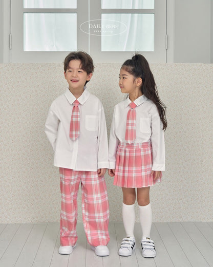 School Pants [Pink,Blue/JS(7-8yr)]