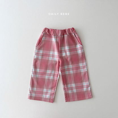 School Pants [Pink,Blue/JS(7-8yr)]