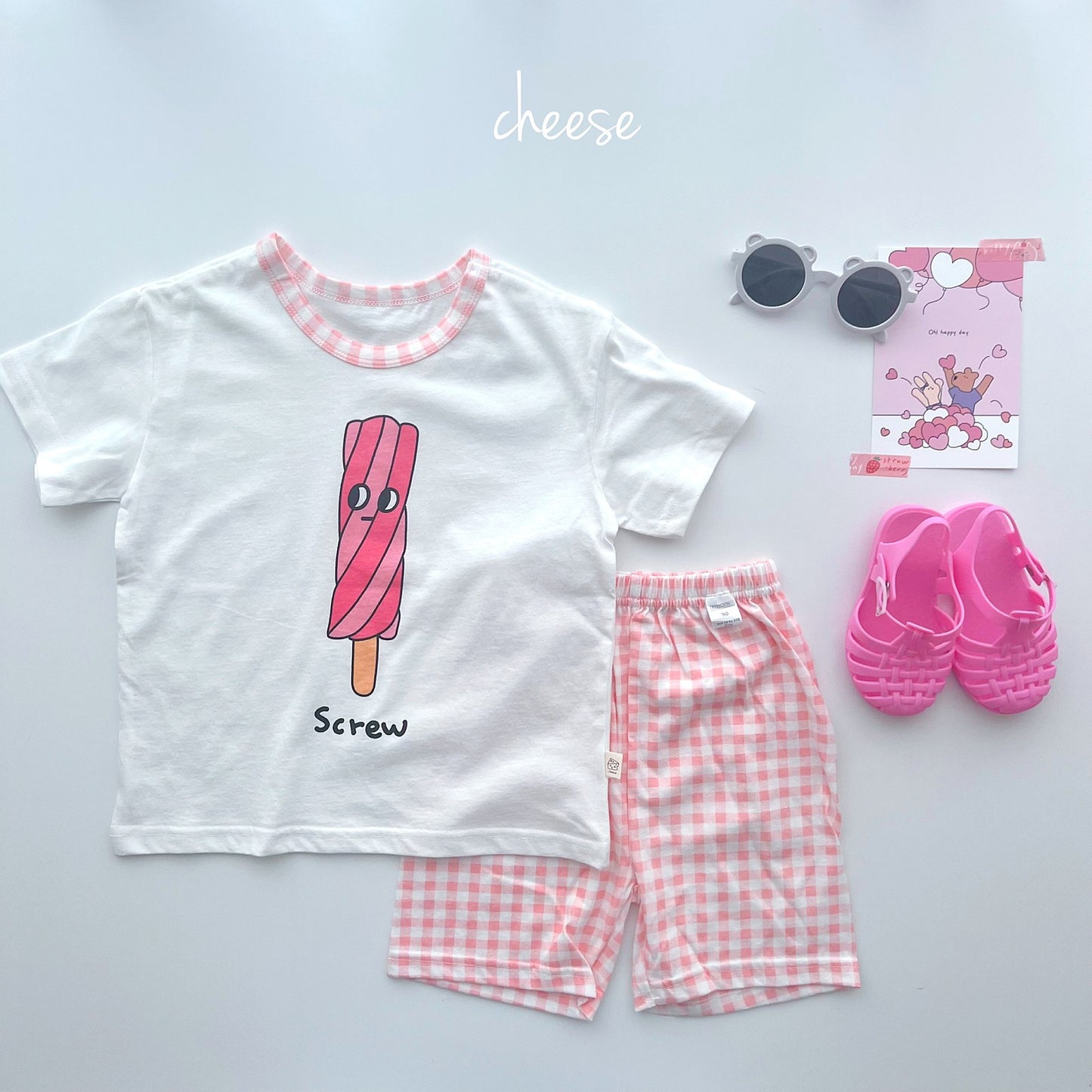 [Cheese] Ice Cream Home Wear Set