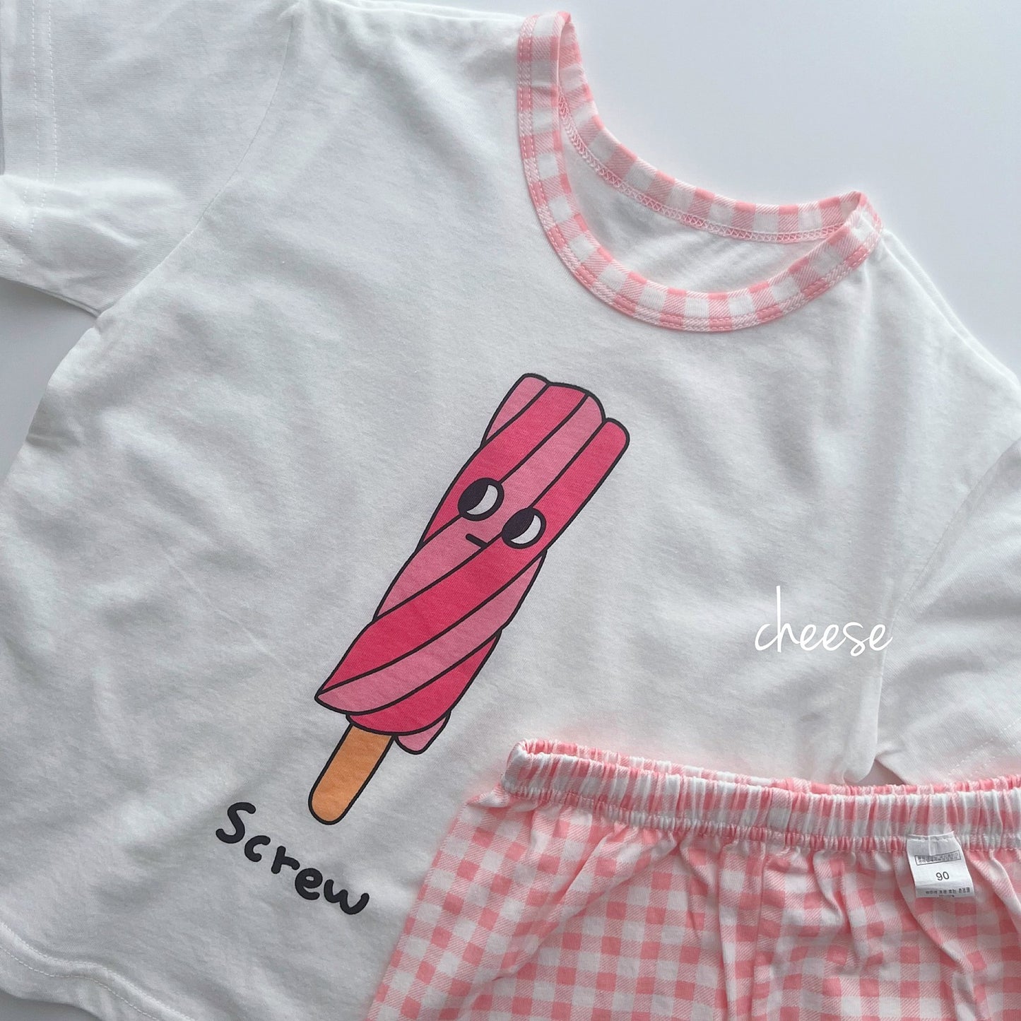 [Cheese] Ice Cream Home Wear Set