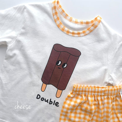 [Cheese] Ice Cream Home Wear Set