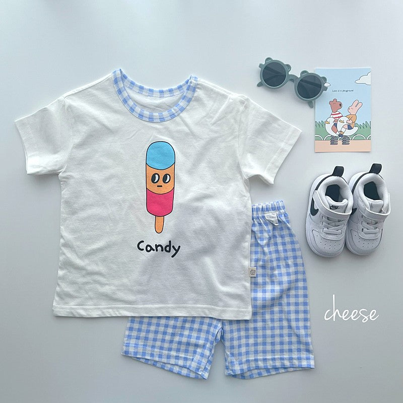 [Cheese] Ice Cream Home Wear Set