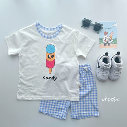 [Cheese] Ice Cream Home Wear Set