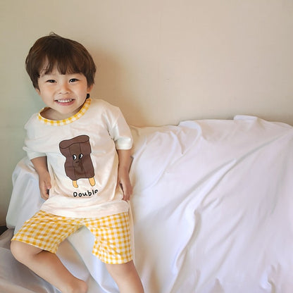 [Cheese] Ice Cream Home Wear Set