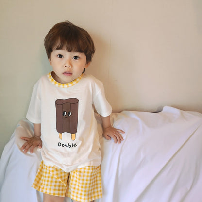 [Cheese] Ice Cream Home Wear Set