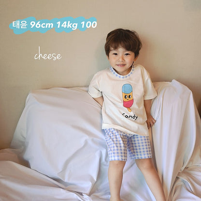 [Cheese] Ice Cream Home Wear Set