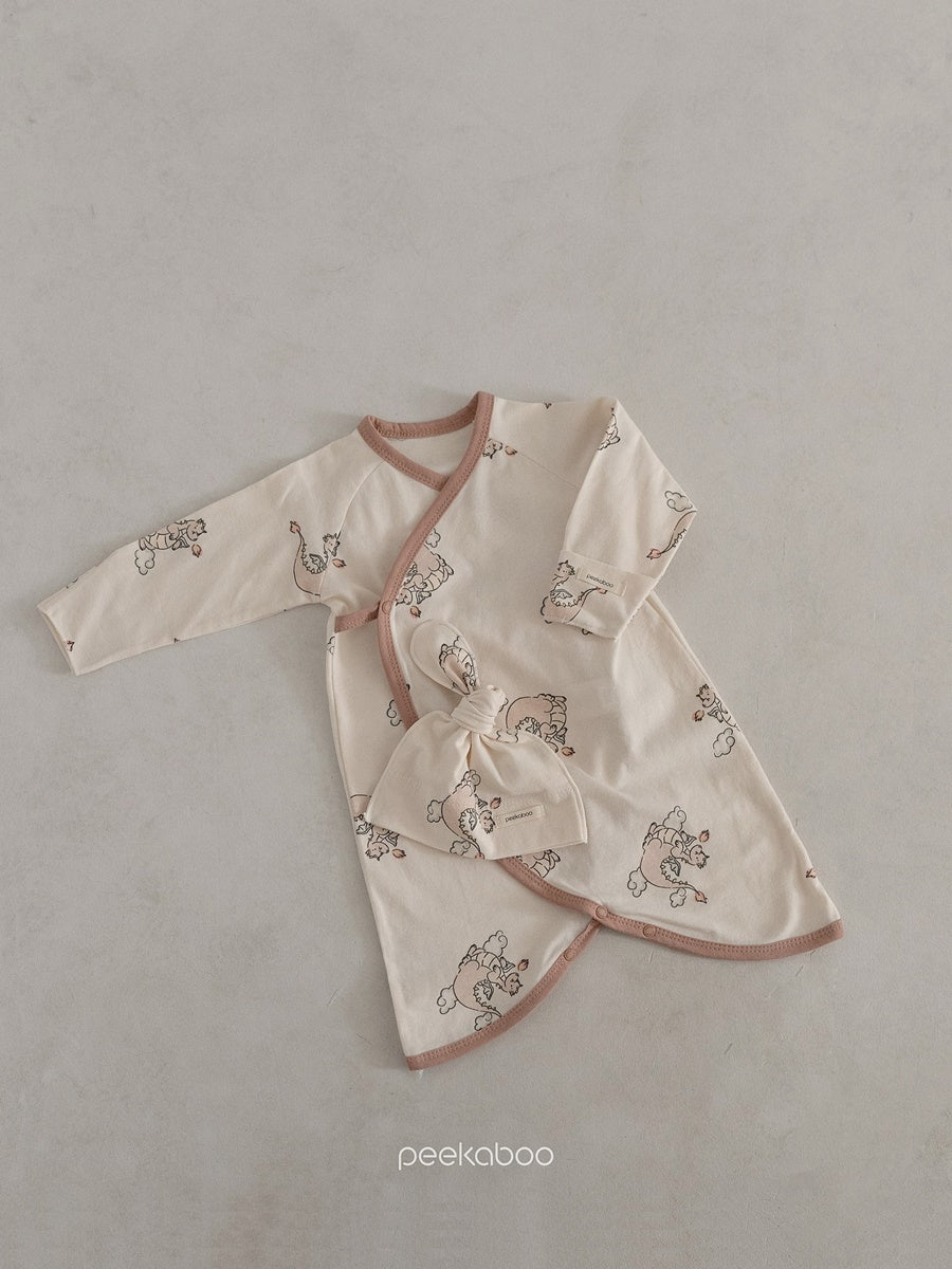 [Peekaboo] Yongle Newborn Body Suit Set
