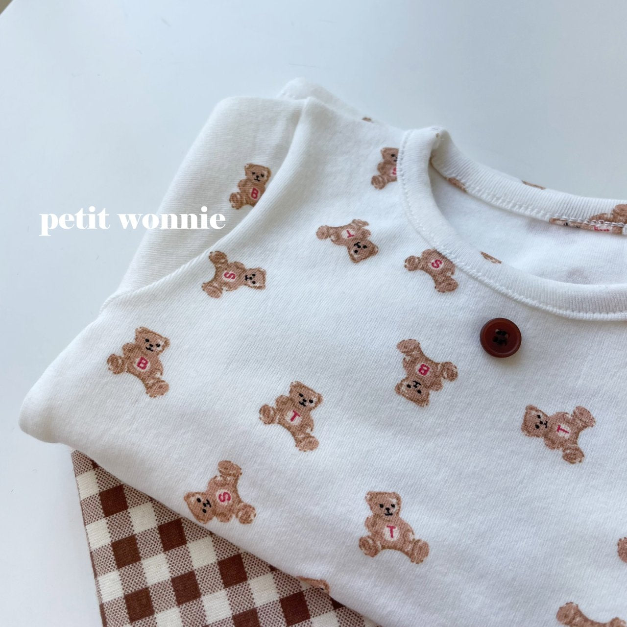 Teddy Bear Home Wear Set [M(3-4yr), XL(5-6yr)]