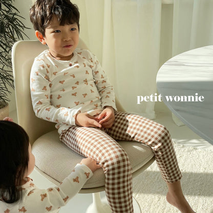 Teddy Bear Home Wear Set [M(3-4yr), XL(5-6yr)]