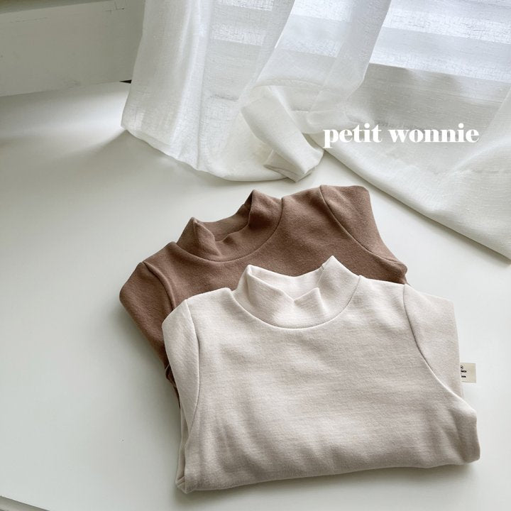 Half Turtleneck Home Wear Set [Ivory/XL(5-6yr)]